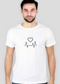 T-shirt Męski Heart Pulse
