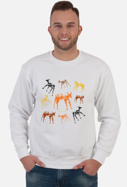 Bluza męska z grafiką - animals