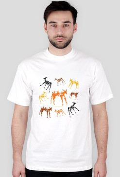 Meska koszulka z nadrukiem - animals