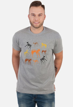 Meska koszulka z grafiką - animals