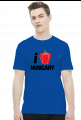 i Love Hungary (koszulka męska) ciemna grafika