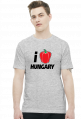 i Love Hungary (koszulka męska) ciemna grafika