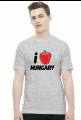 i Love Hungary (koszulka męska) ciemna grafika