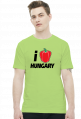 i Love Hungary (koszulka męska) ciemna grafika