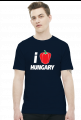 i Love Hungary (koszulka męska) jasna grafika