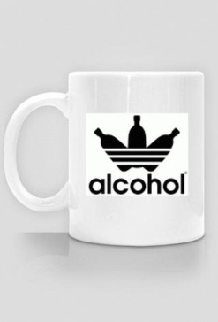 alcohol jak adidas Kubek Party