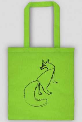 Torba z liskiem, lisek torba eko