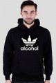 alcohol jak adidas Black Men Bluza Kaptur