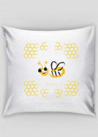 Poszewka na poduszkę z pszczołą