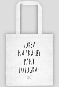 Torba na skarby pani fotograf (BIAŁA)