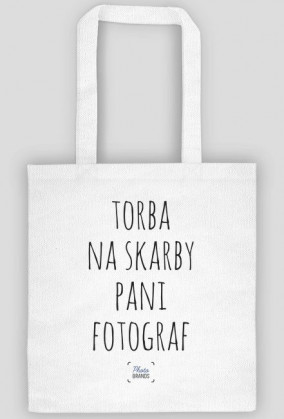 Torba na skarby pani fotograf (BIAŁA)