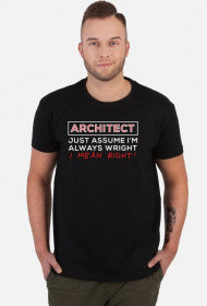 Prezent dla młodego architekta - Architect, just assume I'm always Wright