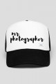 Czapka męska "Mr photographer" (CZARNA?NIEBIESKA)