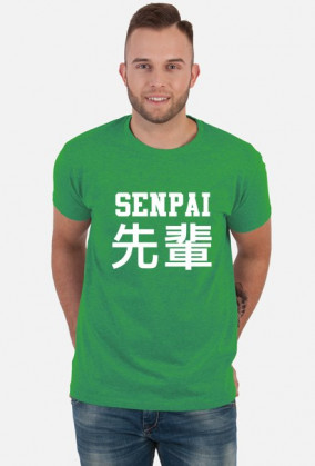 Senpai Koszulka Anime (Męska)