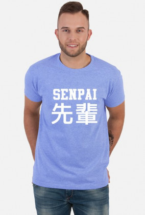 Senpai Koszulka Anime (Męska)