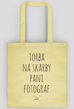Torba ECO na skarby pani fotograf