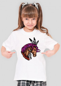 t-shirt z koniem