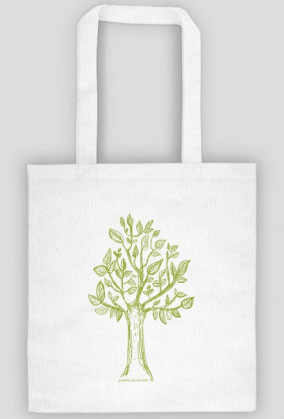 Drzewo torba, drzewko torba, torba z drzewkiem, ładna eko torba