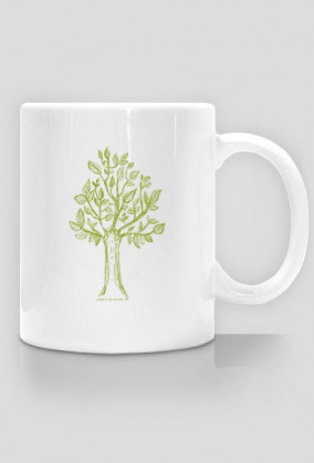 Kubek z drzewkiem, drzewo kubek, kubek z drzewem