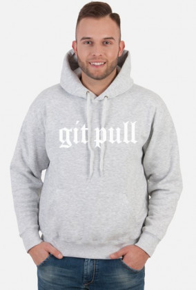 Bluza męska z kapturem - Git Pull