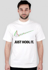 Koszulka męska - Just hodl it BTC Bitcoin