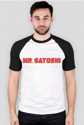 Koszulka męska kolorowa - Mr Satoshi
