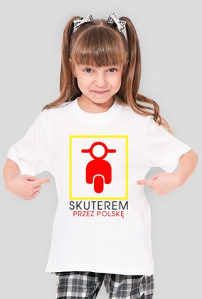 Skuterem Przez Polskę- Bluzeczka Dziewczęca