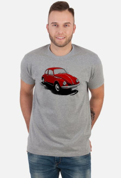 VW Beetle - Red (koszulka męska)