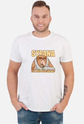 Sypana czy rozpuszczalna - Śmieszna Koszulka Nosacz (Męska)