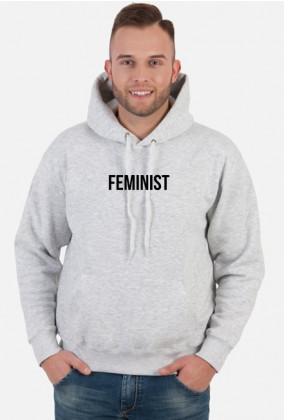 Feminist - szara, biała