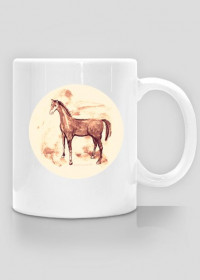 Kubke z konikiem, koń kubek, horse mug