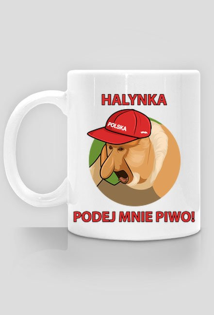 Kubek podej mnie piwo Halynka