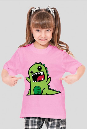 T-shirt Kid DinoBaby 1 Girl