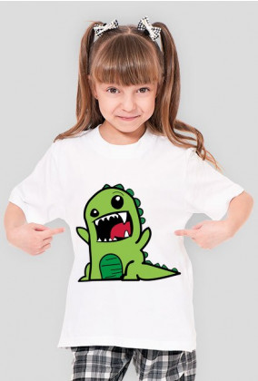 T-shirt Kid DinoBaby 1 Girl