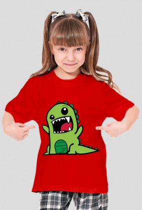 T-shirt Kid DinoBaby 1 Girl