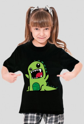 T-shirt Kid DinoBaby 1 Girl