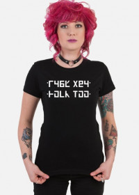 FUCK YOU - Śmieszna koszulka z ukrytym napisem (Damska)