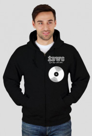 Bluza z Kapturem VINYL - 2Sides ŻDWC Collection, Black