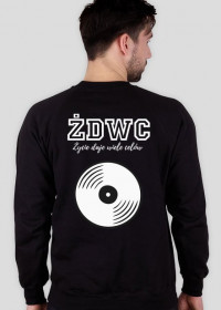 Bluza męska VINYL - 2Sides ŻDWC Collection, Black