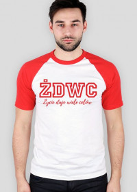 Koszulka BASE - 1Side ŻDWC Collection, Red&White