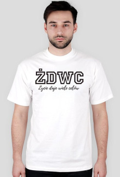 Koszulka Męska PRO2 white - ŻDWC Collection różne kolory