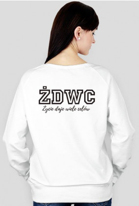 Bluza Damska DIMOND - 2Sides ŻDWC Collection, White