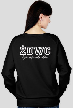 Bluza Damska DIMOND - 2Sides ŻDWC Collection, BLACK
