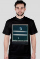 Saturn Moons T-Shirt/ black