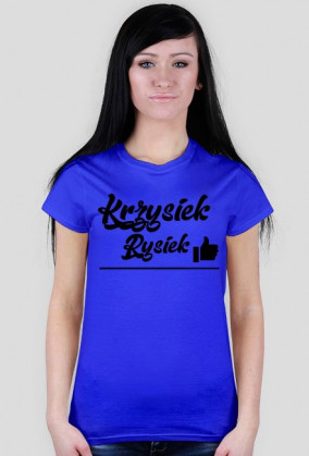 Koszulka damska logo Krzysiek Rysiek