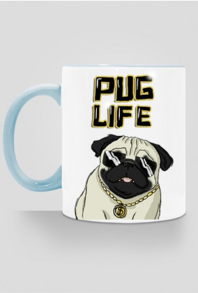 Kubek Pug Life - dwustronny