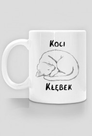 Koci kłębek kubek