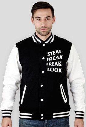 Steal freak freak look varsity white