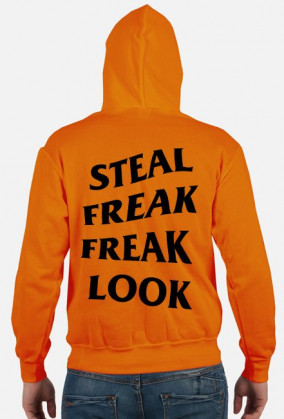 Steal freak freak look hoodie orange