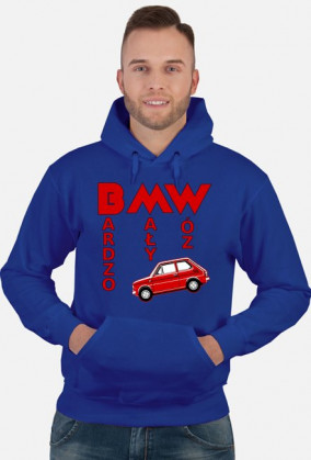 126p - Bardzo Mały Wóz (bluza męska kapturowa) ciemna grafika